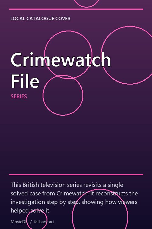 Crimewatch File poster