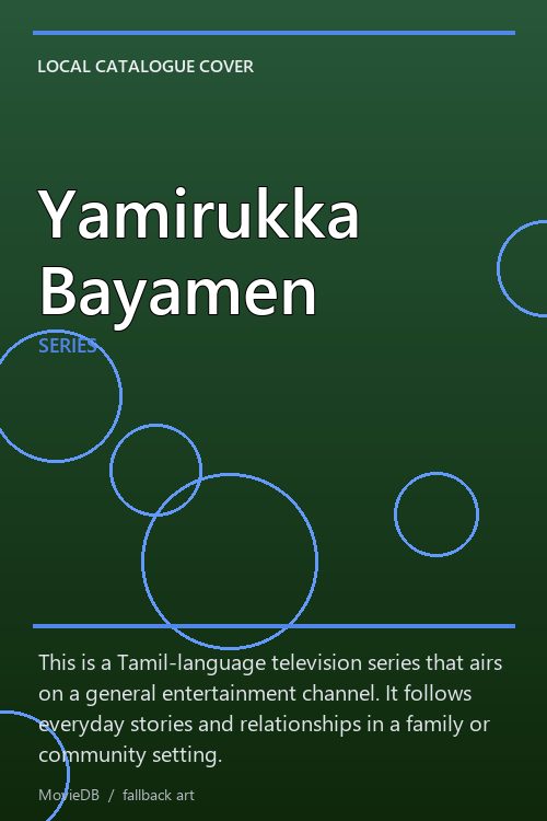 Yamirukka Bayamen poster