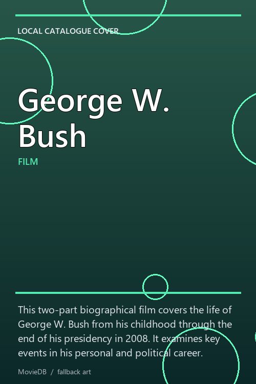 George W. Bush poster