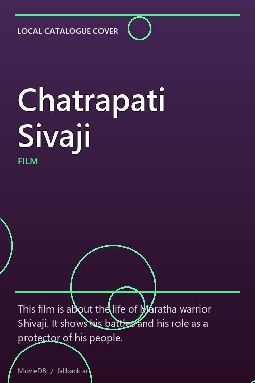 Chatrapati Sivaji poster
