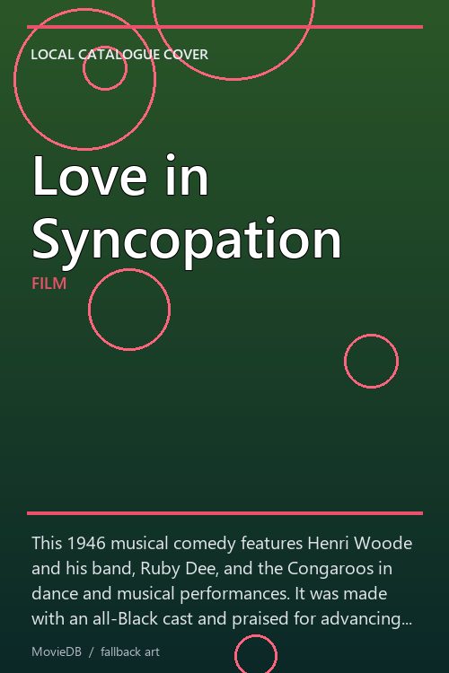 Love in Syncopation poster