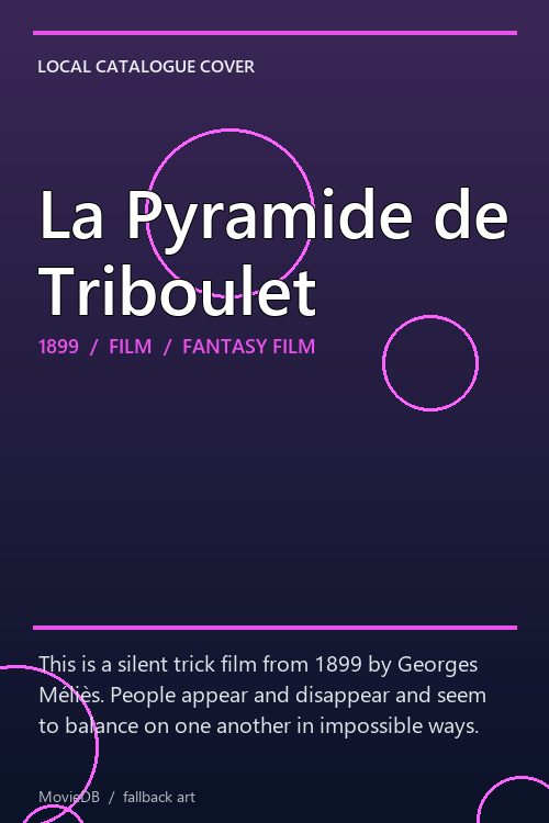 La Pyramide de Triboulet poster