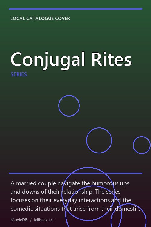 Conjugal Rites poster