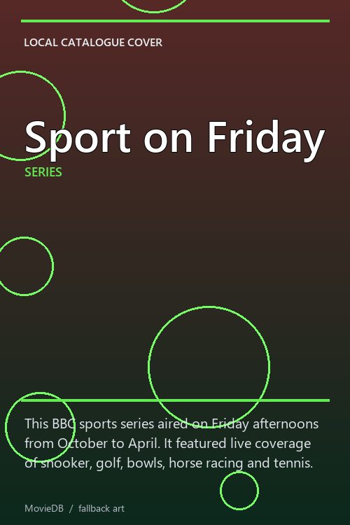 Sport on Friday poster