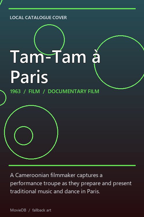 Tam-Tam à Paris poster