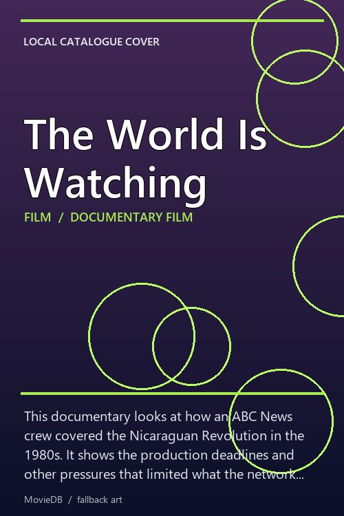 The World Is Watching poster