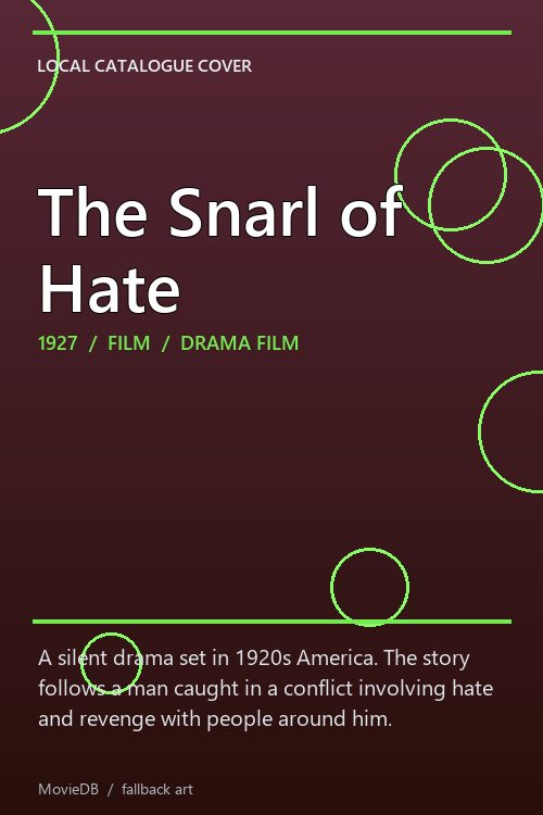 The Snarl of Hate poster