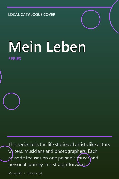 Mein Leben poster