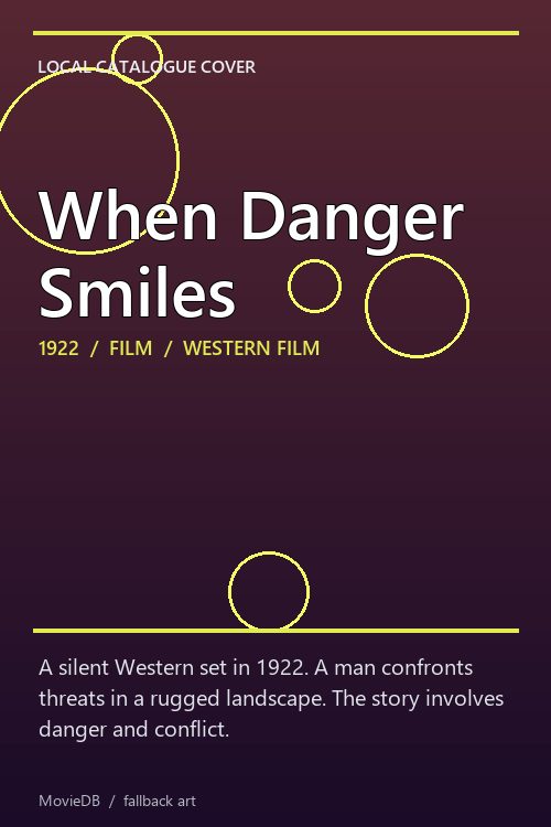 When Danger Smiles poster