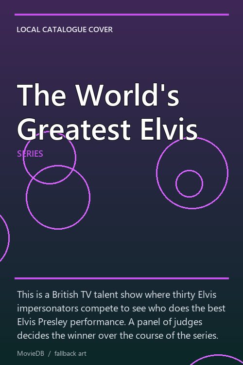 The World's Greatest Elvis poster