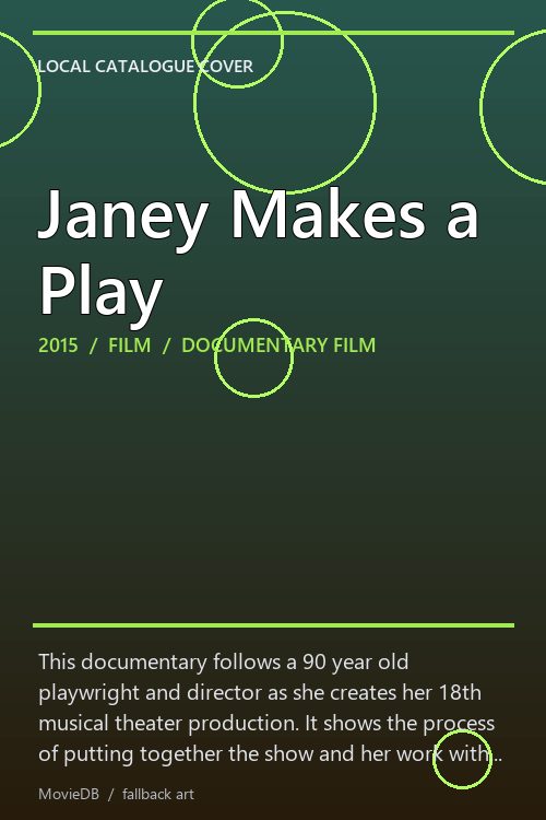 Janey Makes a Play poster