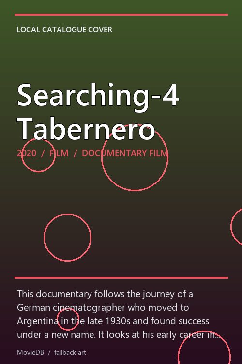 Searching-4 Tabernero poster