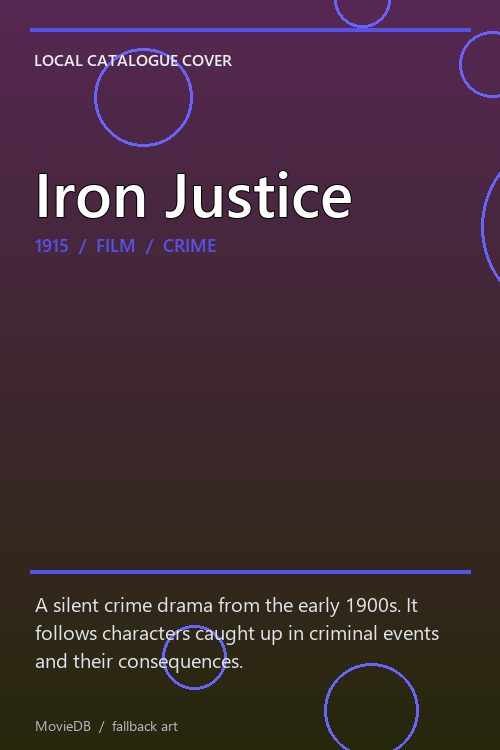 Iron Justice poster