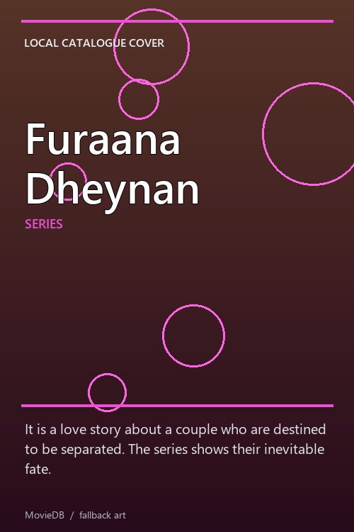 Furaana Dheynan poster
