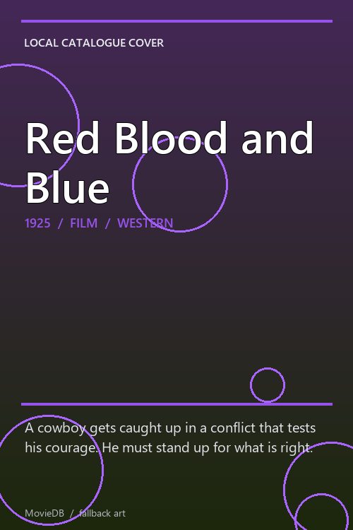 Red Blood and Blue poster