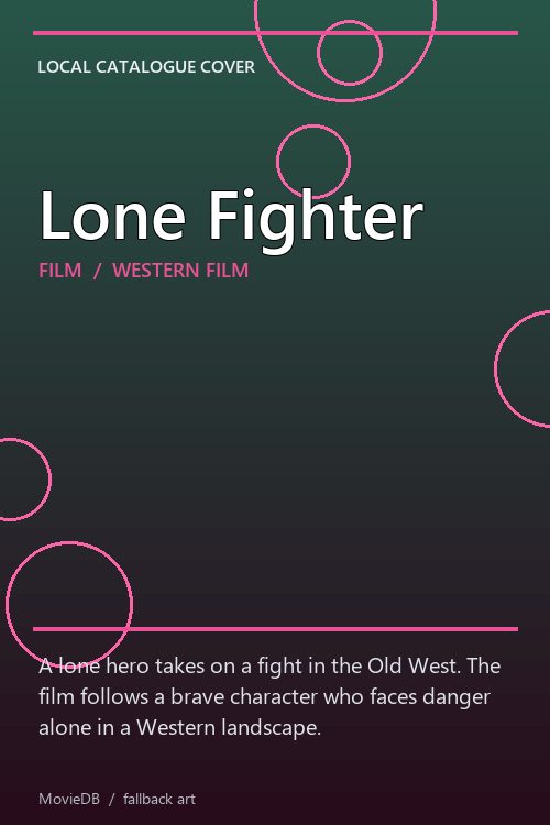 Lone Fighter poster