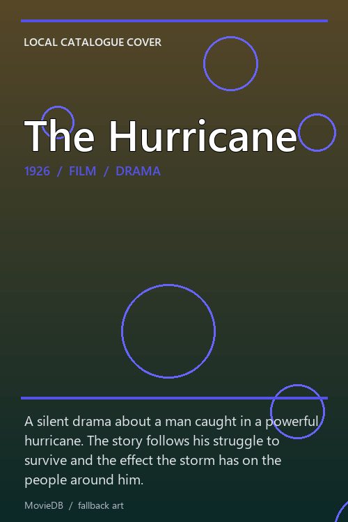 The Hurricane poster