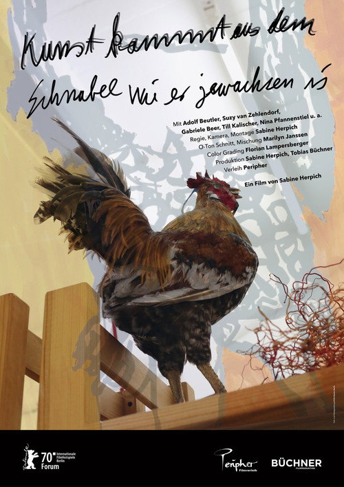 Art Comes from the Beak the Way It Has Grown poster