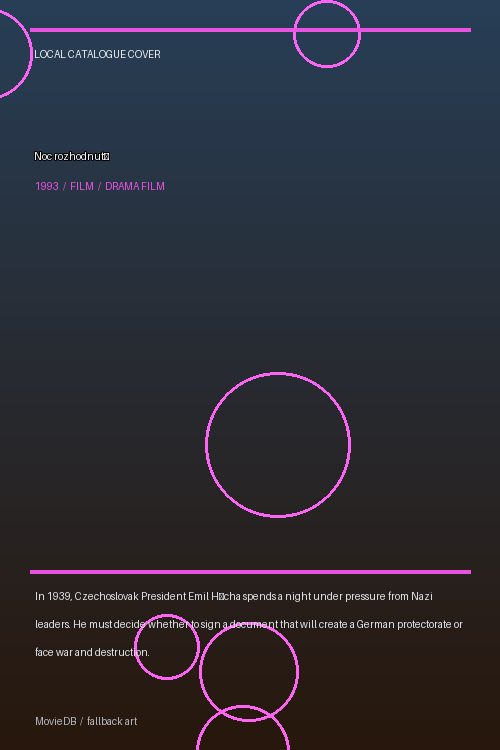 Noc rozhodnutí poster