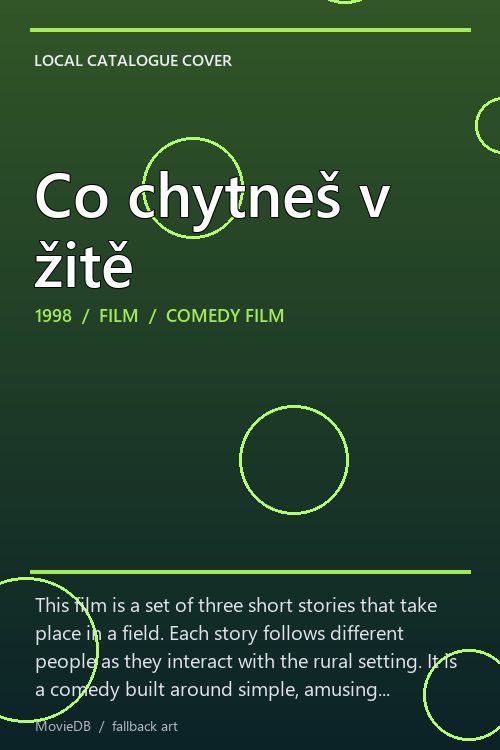 Co chytneš v žitě poster