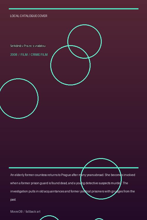 Setkání v Praze, s vraždou poster
