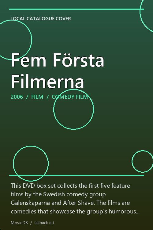 Fem Första Filmerna poster