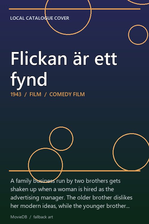 Flickan är ett fynd poster