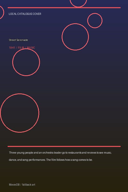 Street Serenade poster