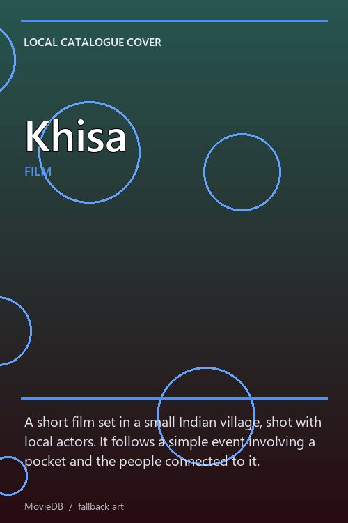 Khisa poster
