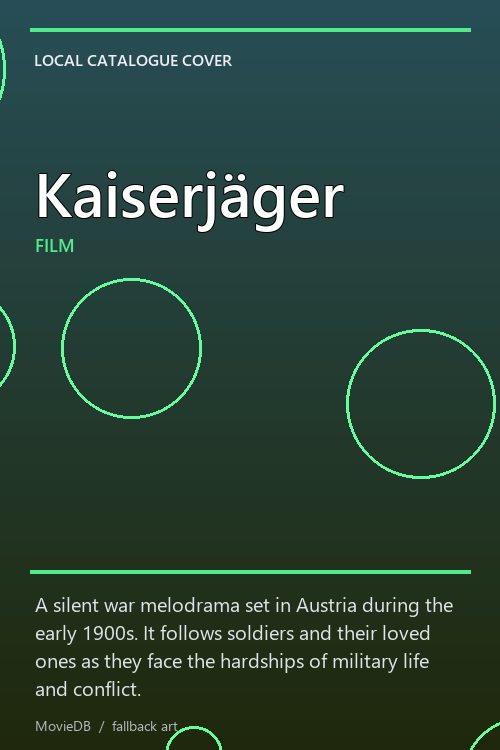 Kaiserjäger poster