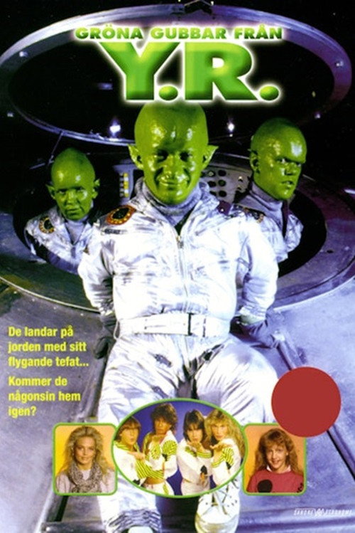 Gröna gubbar från Y.R. poster