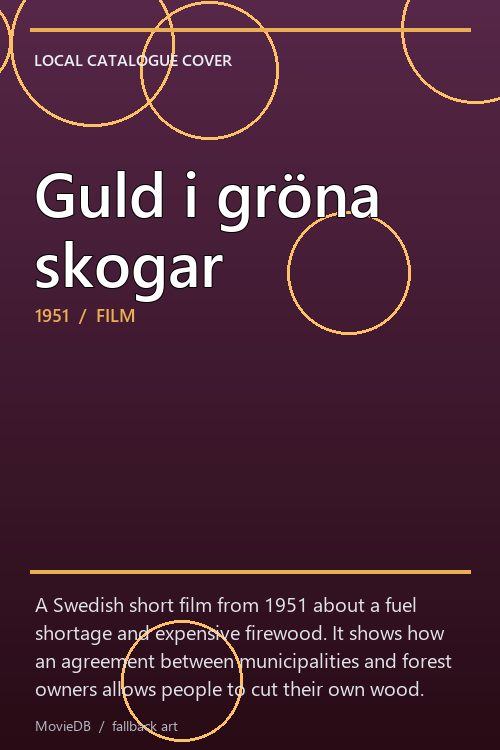 Guld i gröna skogar poster