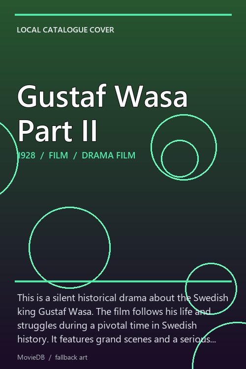 Gustaf Wasa Part II poster