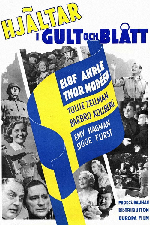 Heroes in Yellow and Blue poster