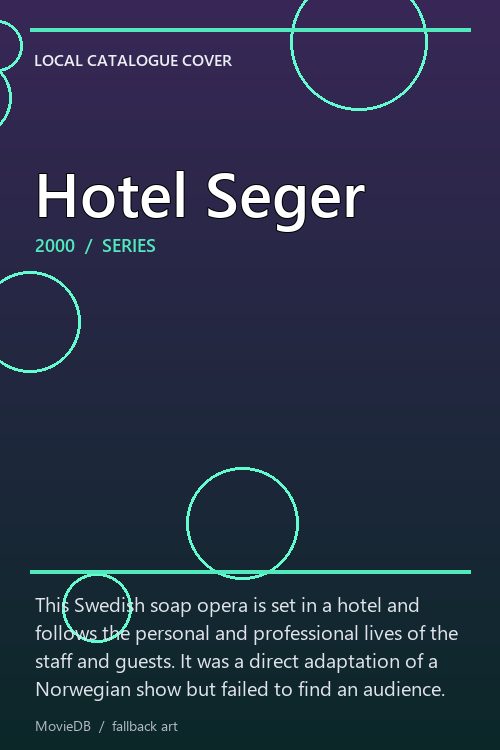 Hotel Seger poster