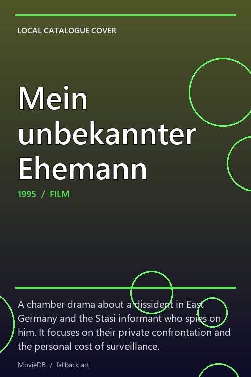 Mein unbekannter Ehemann poster