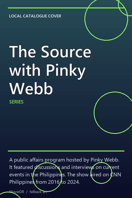 The Source with Pinky Webb poster