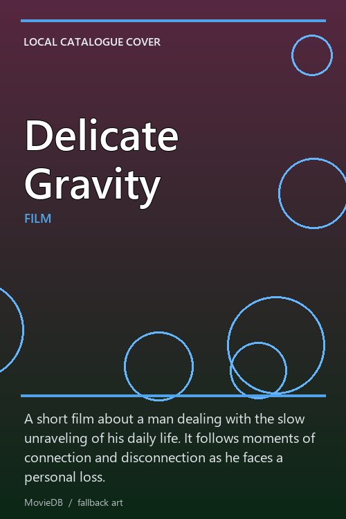 Delicate Gravity poster