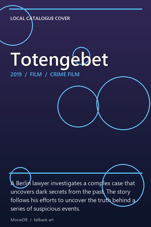 Totengebet poster