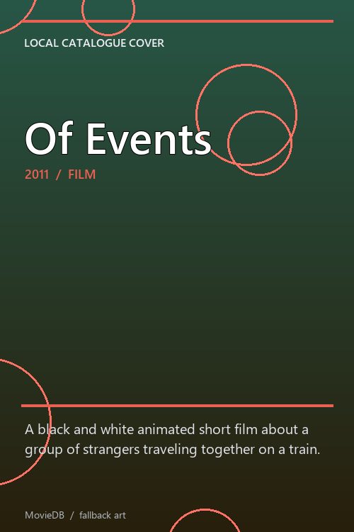 Of Events poster