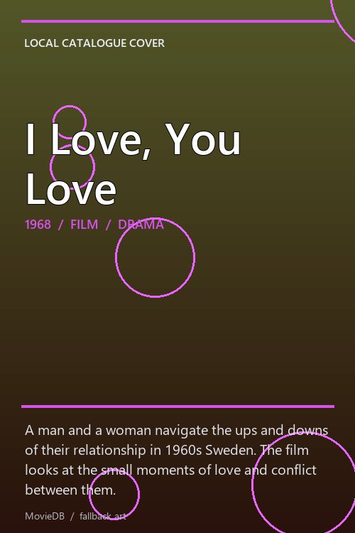 I Love, You Love poster