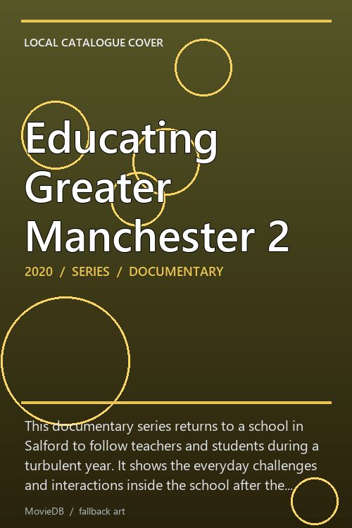 Educating Greater Manchester 2 poster