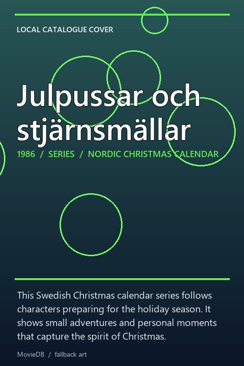 Julpussar och stjärnsmällar poster