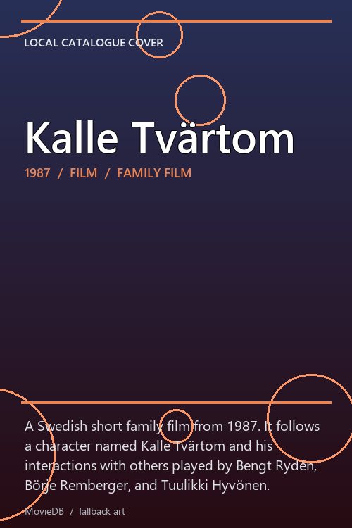 Kalle Tvärtom poster