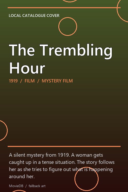 The Trembling Hour poster