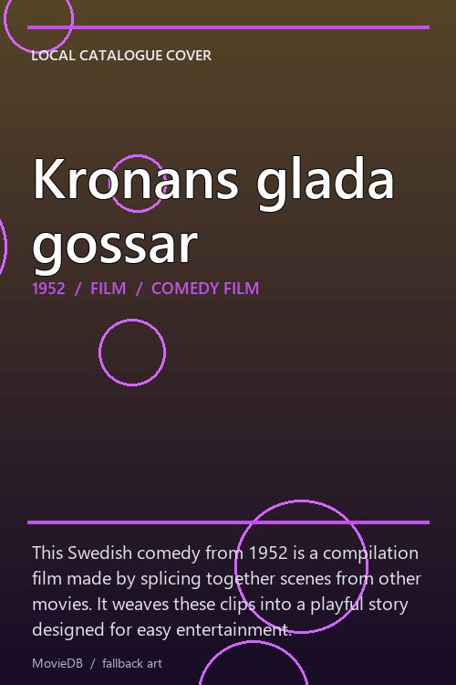 Kronans glada gossar poster