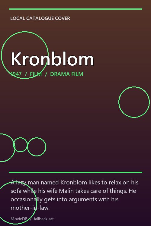 Kronblom poster
