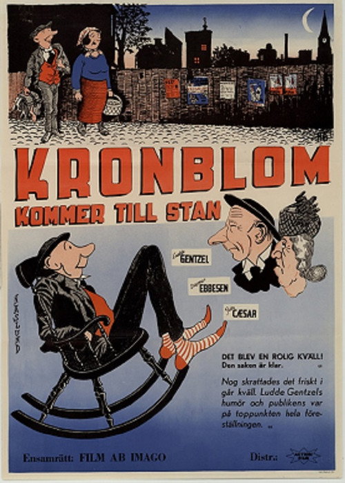 Kronblom kommer till stan poster