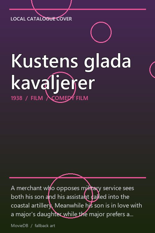 Kustens glada kavaljerer poster