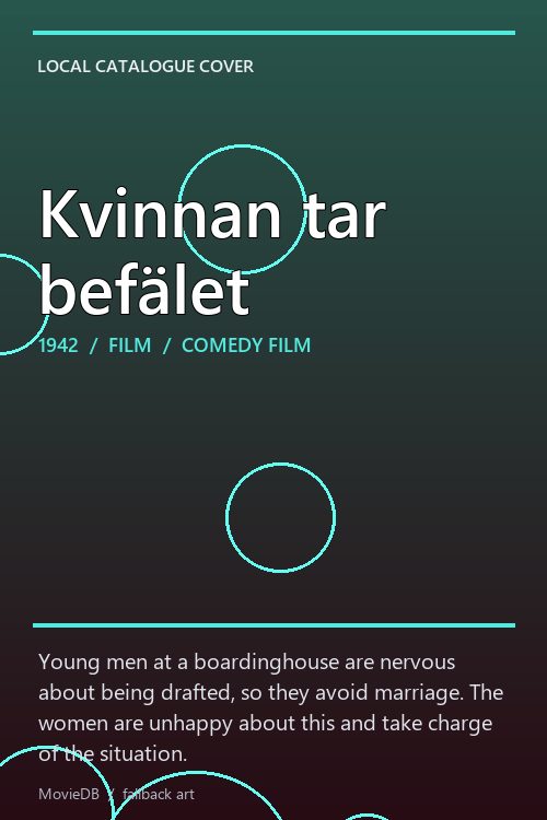 Kvinnan tar befälet poster